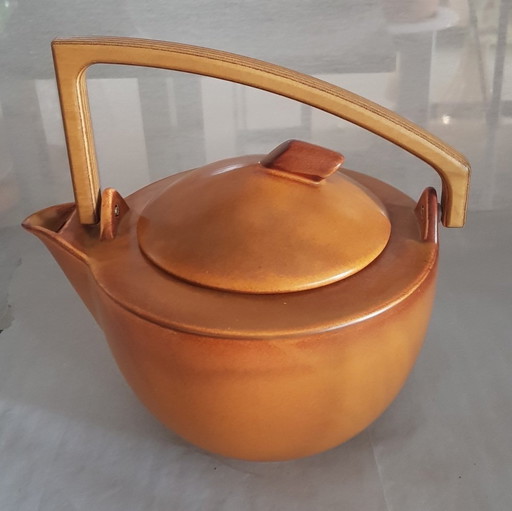 Asymmetrical Ceramic Teapot