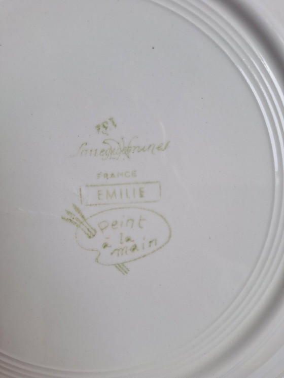 Image 1 of Sarreguemines plate Emilie