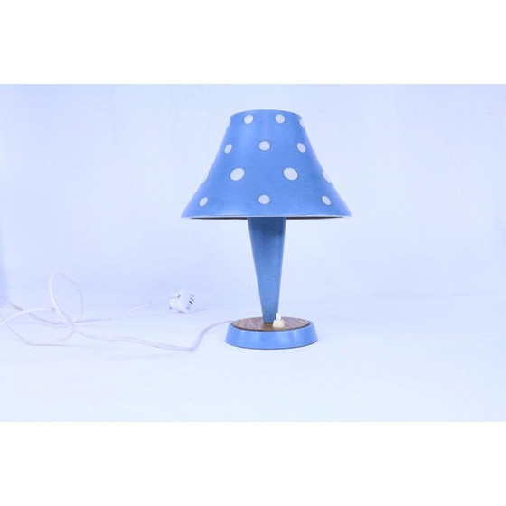 Image 1 of Vintage table lamp with metal shade "6217", 1950