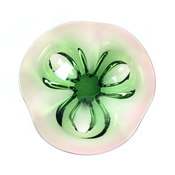 Image 1 of Ciotola in vetro artistico vintage di Frantisel Zemek per la fabbrica di vetro Mstisov, Cecoslovacchia, anni '60