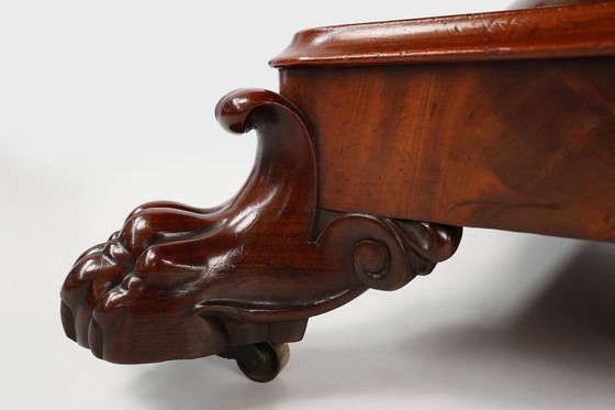 Image 1 of Mesa de comedor inglesa antigua extensible de estilo victoriano, ca. 1830