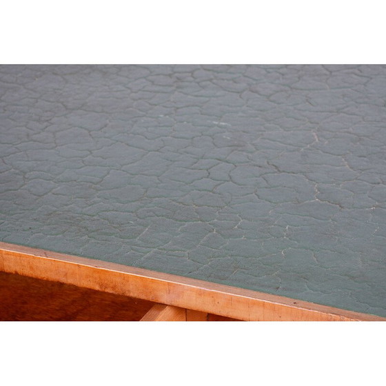 Image 1 of Vintage Art Deco cherry wood desk by J. Halabala for Up Zavody, Czechoslovakia 1930