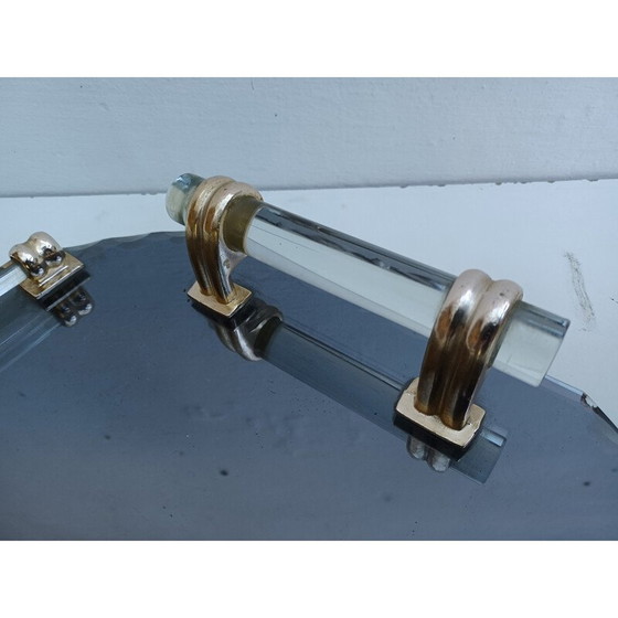 Image 1 of Vassoio vintage con specchio bisellato, 1950