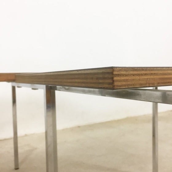 Image 1 of set of 2 modernist stacking tables by Trix & Robert Haussmann - 1950s