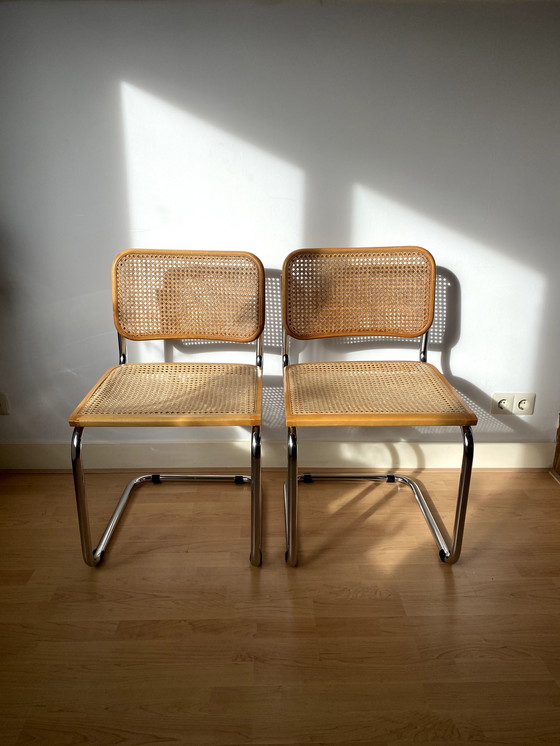 Image 1 of 2x Marcel Breuer Cesca chairs