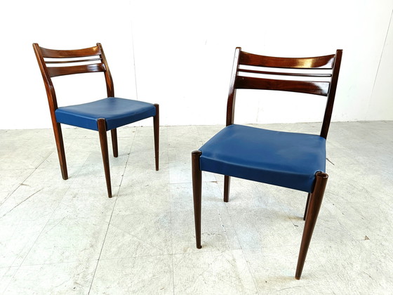 Image 1 of 6x Mid century danish dining chairs