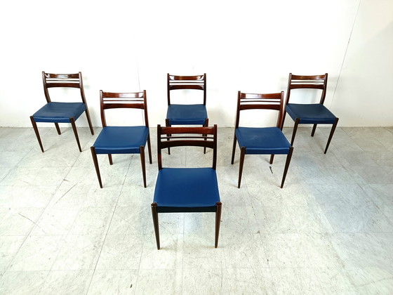 Image 1 of 6x Mid century danish dining chairs