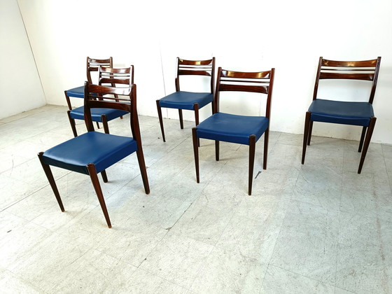 Image 1 of 6x Mid century danish dining chairs