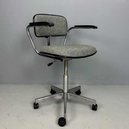 Sixties Office Chair Dutch Design - New Upholstered