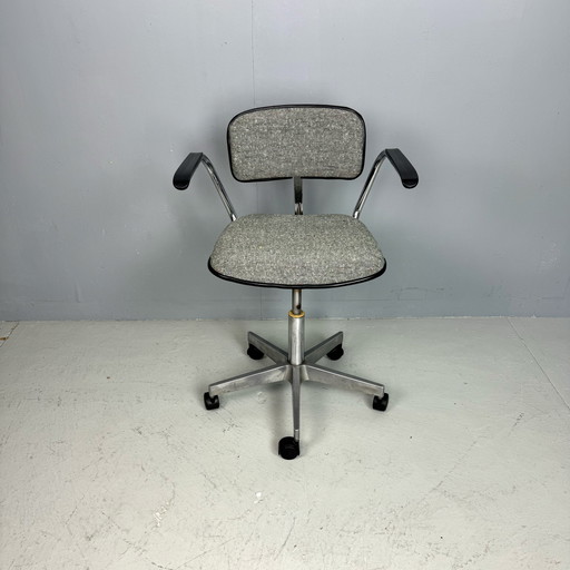 Sixties Office Chair Dutch Design - New Upholstered