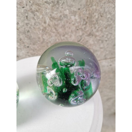 Image 1 of Biglie in vetro di Murano vintage, anni '70