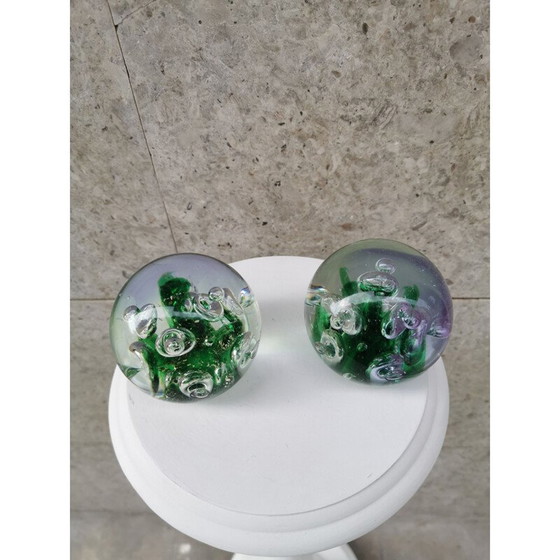 Image 1 of Biglie in vetro di Murano vintage, anni '70