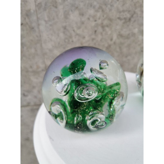 Image 1 of Biglie in vetro di Murano vintage, anni '70