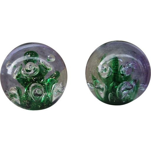 Vintage Murano glass marbles, 1970s