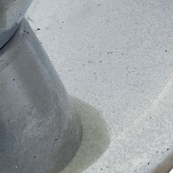 Image 1 of Lampada vintage in stile Art Déco con cupola in vetro satinato XL montata su base cromata