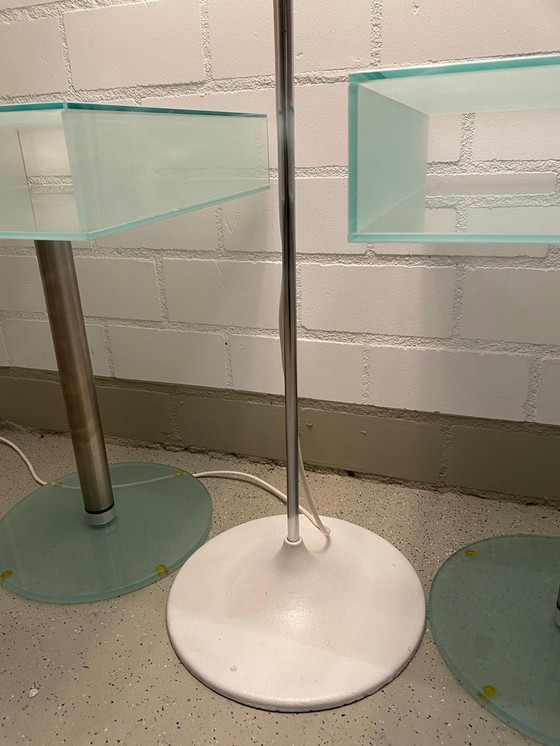 Image 1 of 2x Dutch Design Glass Side Table