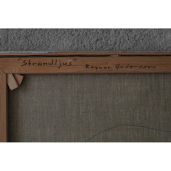 Image 1 of Vintage oil painting on canvas by Ragnar Andersson, 1989