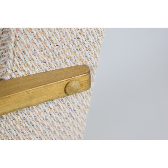 Image 1 of Poltrona vintage polacca B-310 VAR beige con tessuto bronzo, legno di quercia, anni '60