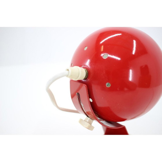 Image 1 of Vintage adjustable red table lamp, Germany 1960