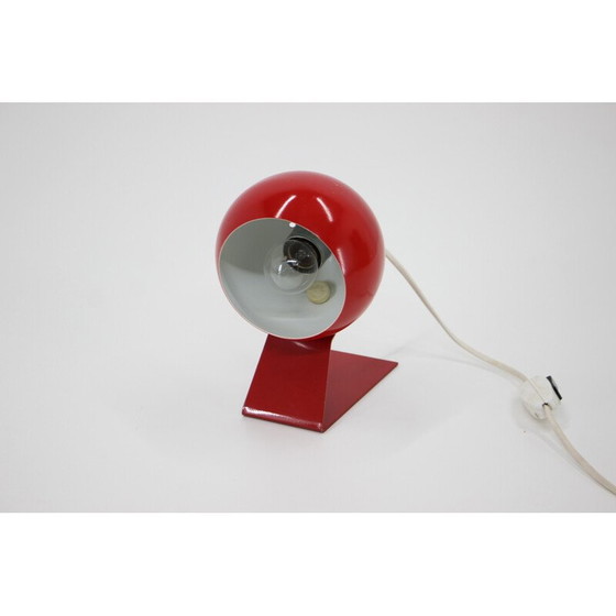Image 1 of Vintage adjustable red table lamp, Germany 1960