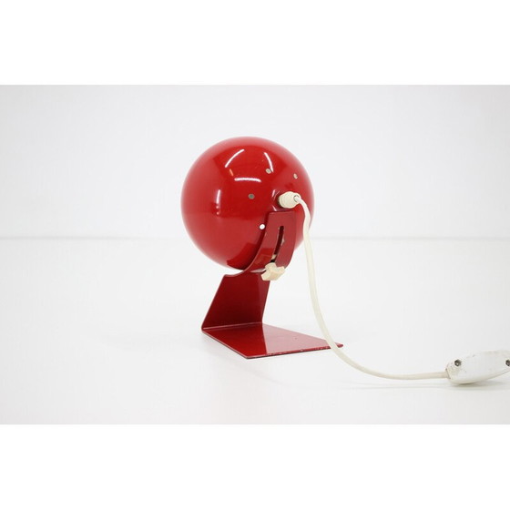 Image 1 of Vintage adjustable red table lamp, Germany 1960