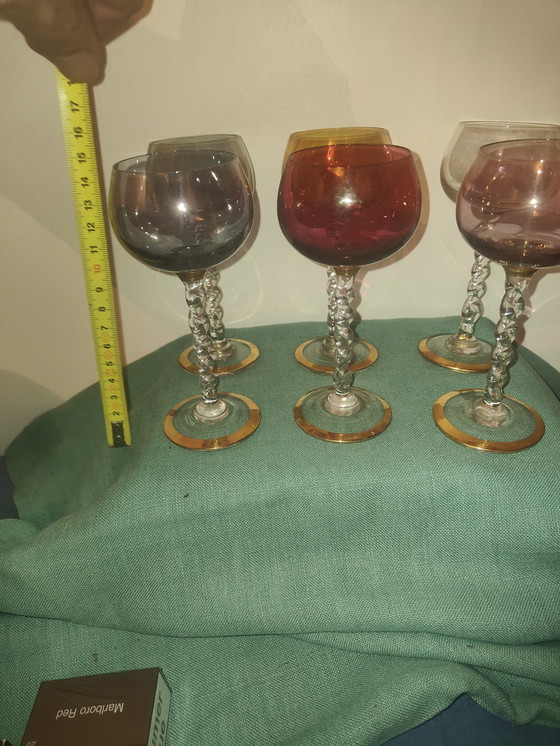 Image 1 of Bicchiere da vino in cristallo di Murano