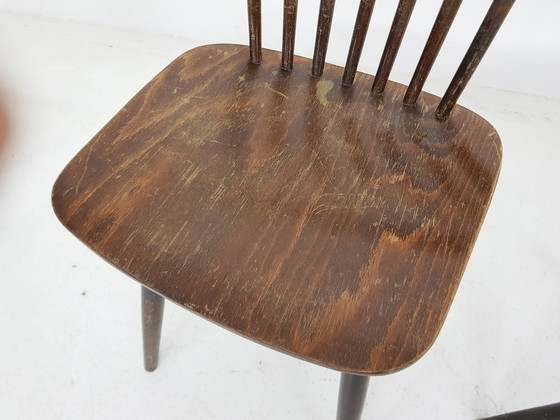 Image 1 of Three vintage bar chairs