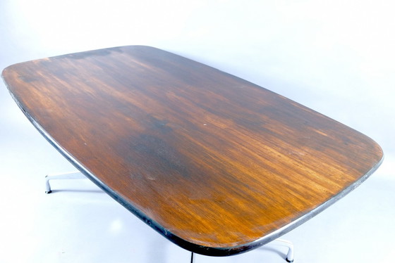 Image 1 of Mid-Century Conference Table with Boat Shape by Charles and Ray Eames for Vitra, 1960s