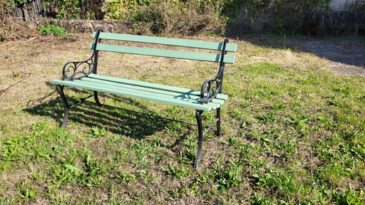 Art Nouveau Garden Bench