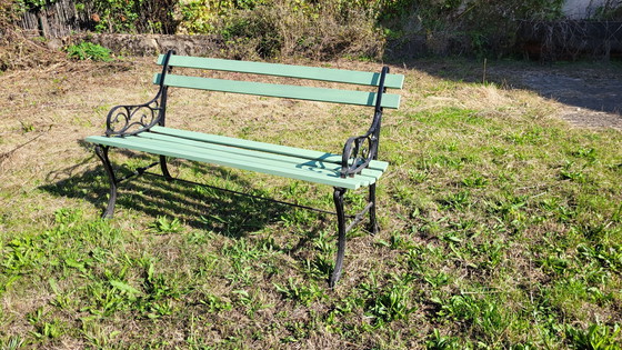 Image 1 of Art Nouveau Garden Bench