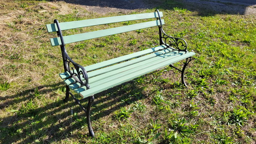 Art Nouveau Garden Bench