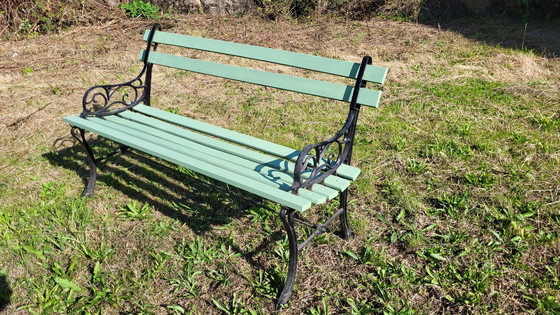 Image 1 of Art Nouveau Garden Bench