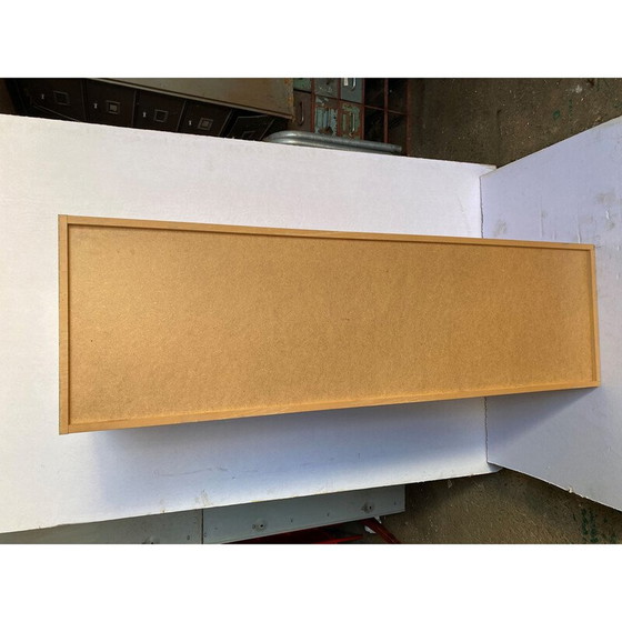 Image 1 of Vintage file storage unit in light oak, 1980