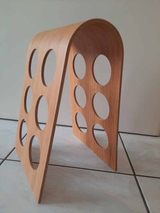 Image 1 of Scandinavian Design Plywood wine rack