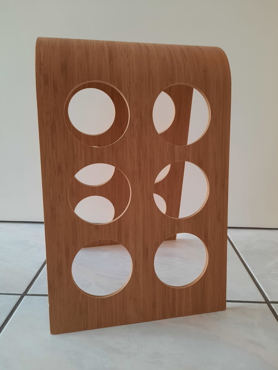 Image 1 of Scandinavian Design Plywood wine rack