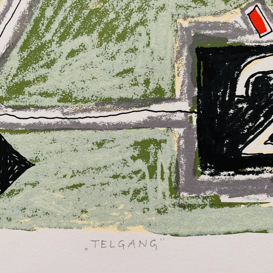 Image 1 of Lithograph Petra Dolleman - Telgang