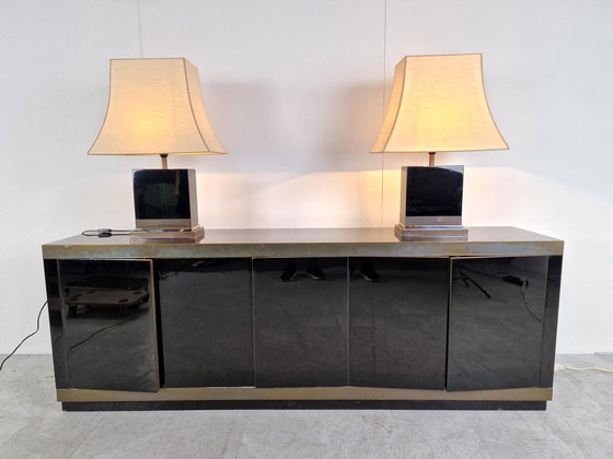 Image 1 of 2x Jean Claude Mahey table lamps