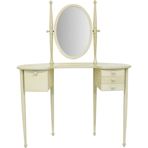 Toletta vintage in legno, Svezia 1970