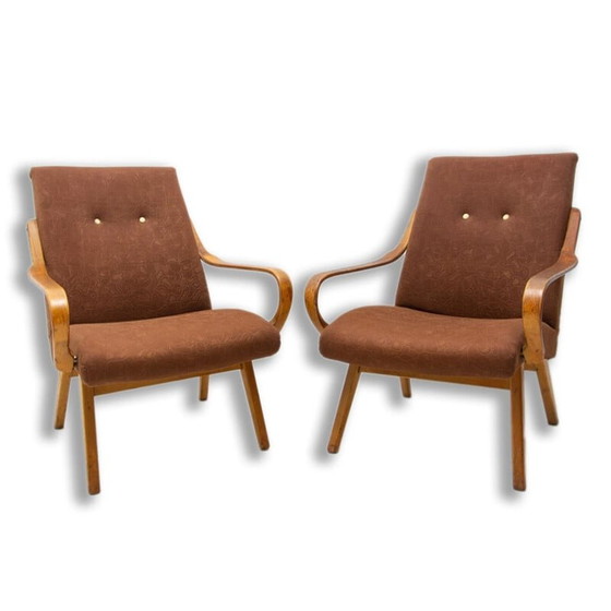 Image 1 of Pair of vintage armchairs by Jaroslav Šmídek for Jitona, Czechoslovakia 1960