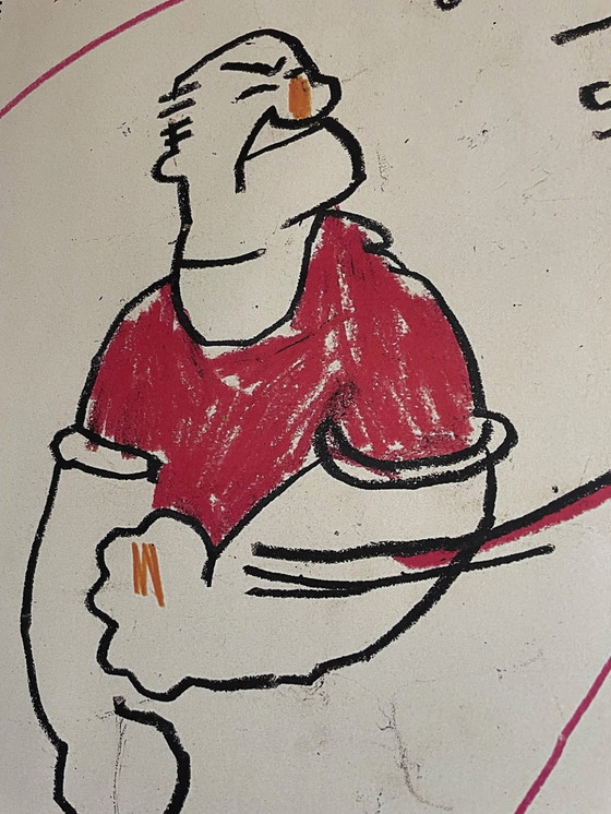 Image 1 of Jean Michel Basquist (1960-1988), Un'opera, 1985 (Dettaglio/Dettaglio), Copyright Estate Of Jean Michel Basquiat, concesso i