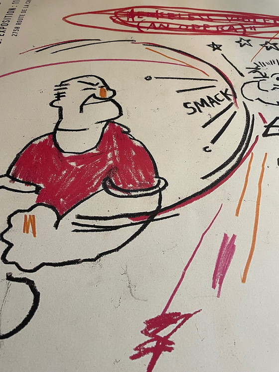 Image 1 of Jean Michel Basquist (1960-1988), Un'opera, 1985 (Dettaglio/Dettaglio), Copyright Estate Of Jean Michel Basquiat, concesso i