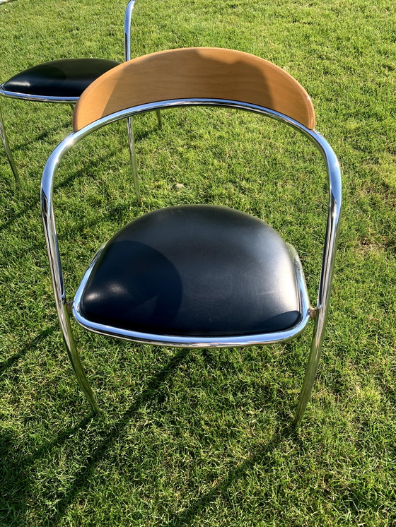 Image 1 of 4x chaises de salle à manger Effezeta