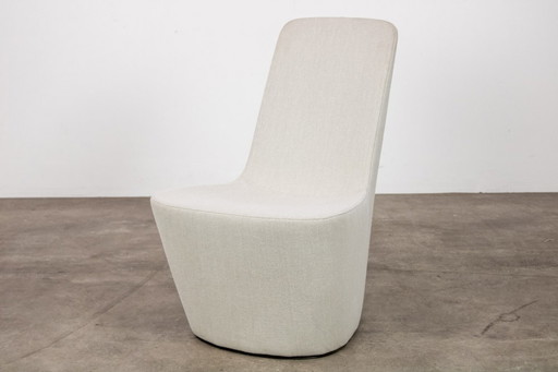 Vitra Monopod armchair by Jasper Morrison - cream