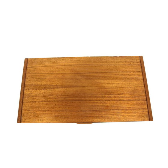 Image 1 of Scandinavian vintage teak and oakwood chest of drawers, Sweden 1960