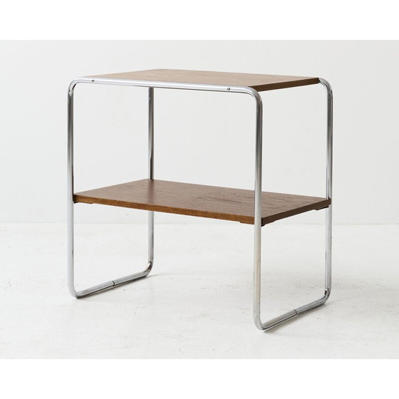 Image 1 of Vintage wooden side table model B12 by Marcel Breuer for Thonet, 1930
