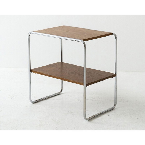 Image 1 of Vintage wooden side table model B12 by Marcel Breuer for Thonet, 1930