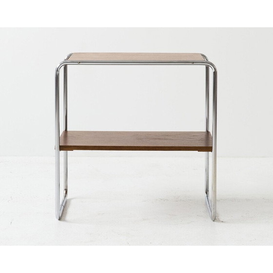 Image 1 of Vintage wooden side table model B12 by Marcel Breuer for Thonet, 1930