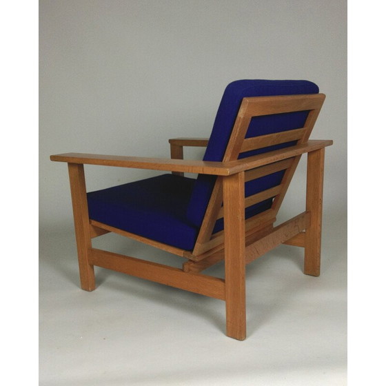 Image 1 of Vintage solid oak armchair by Søren Holst for Fredericia Furniture, 1984