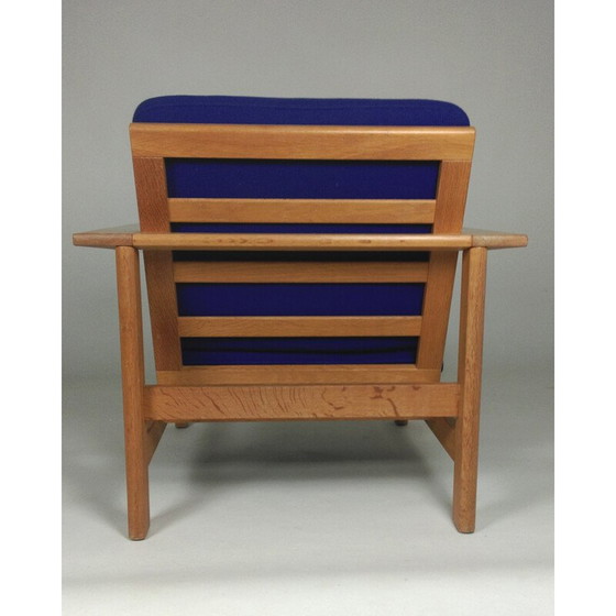 Image 1 of Vintage solid oak armchair by Søren Holst for Fredericia Furniture, 1984