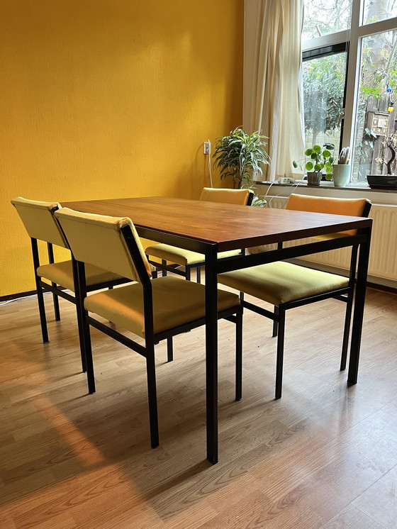 Image 1 of Pastoe table & chairs by Cees Braakman